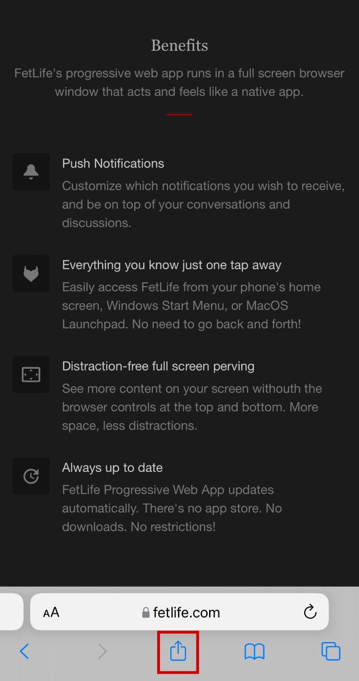 Install the Official FetLife App | FetLife